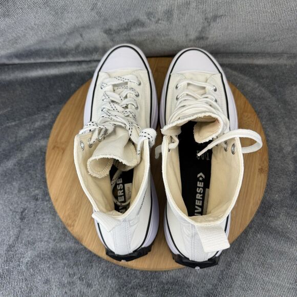 Converse Run Star Hike Shoes Mens Size 11.5 White High Top Sneakers 166799C main image 4